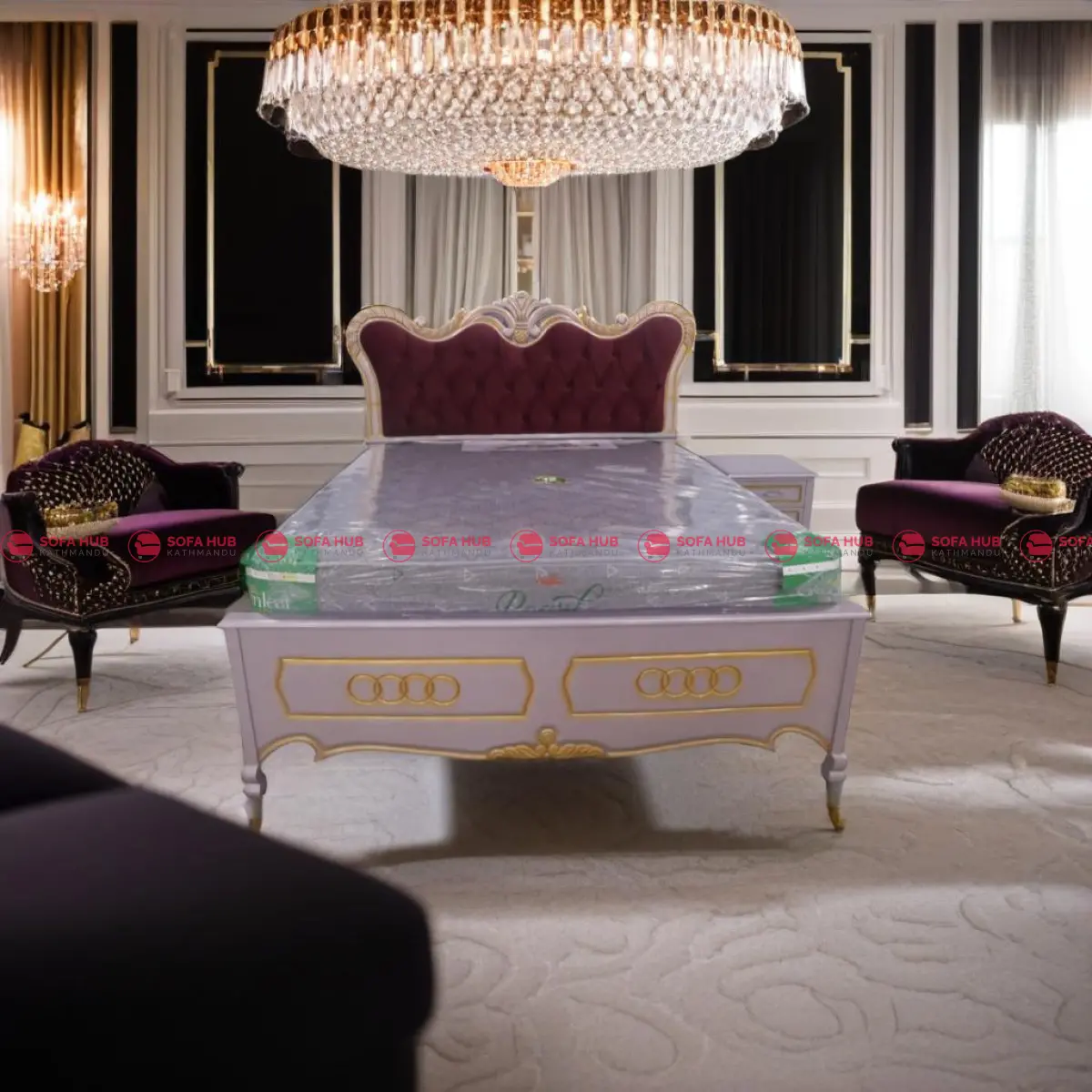 Premium Hardwood Royal Bed