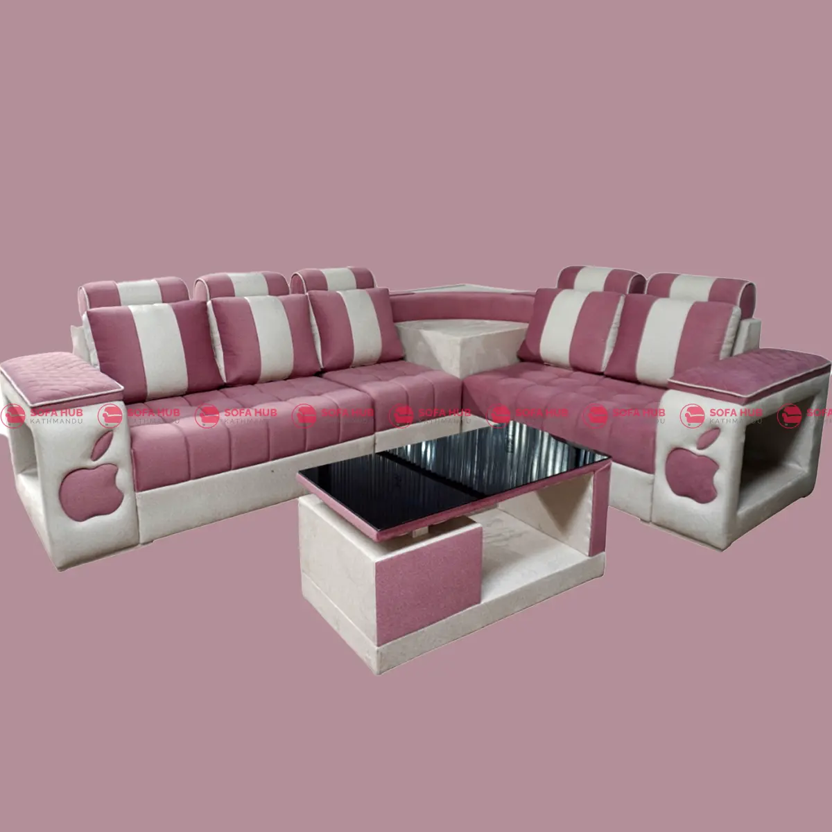 L Sofa Apple Logo Design