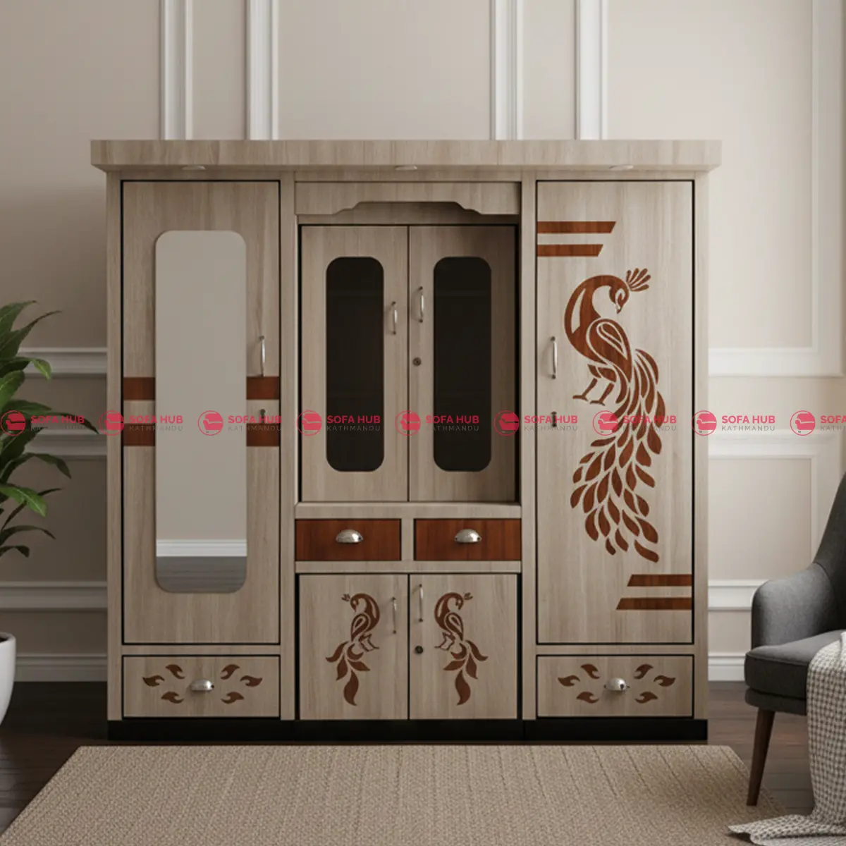 Wooden Daraj with Dressing