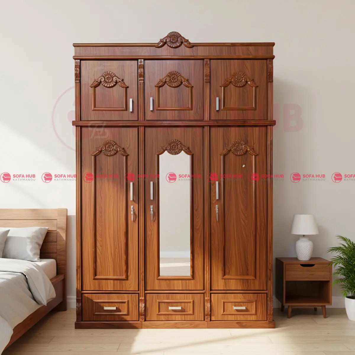 4PCS Premium Sisau Wooden Daraz