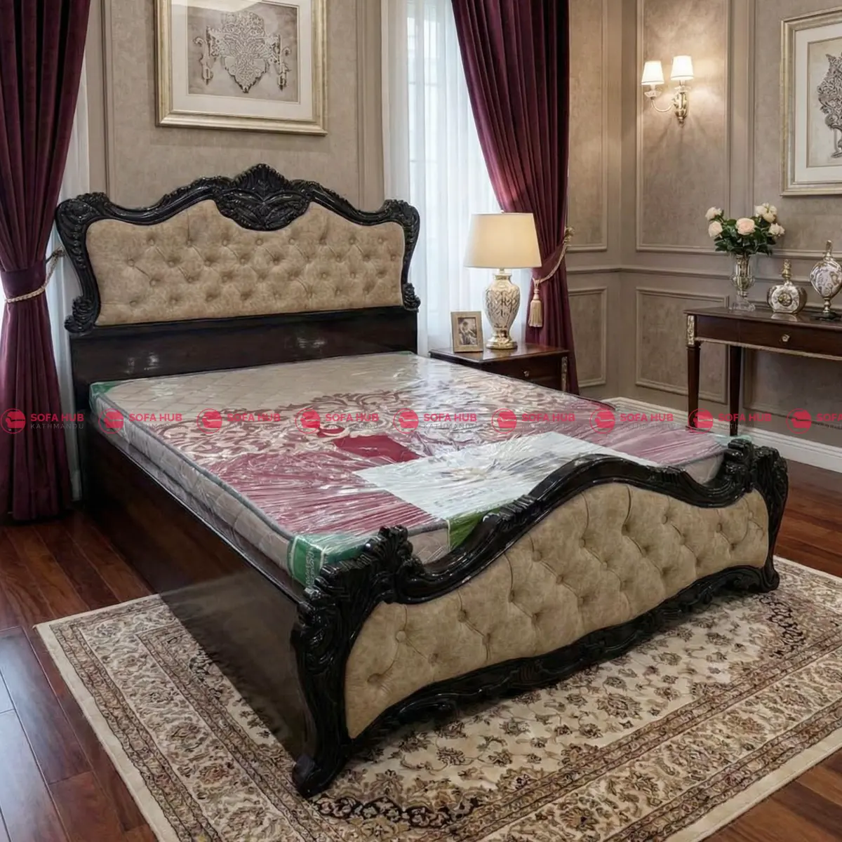 carved royal bed 1