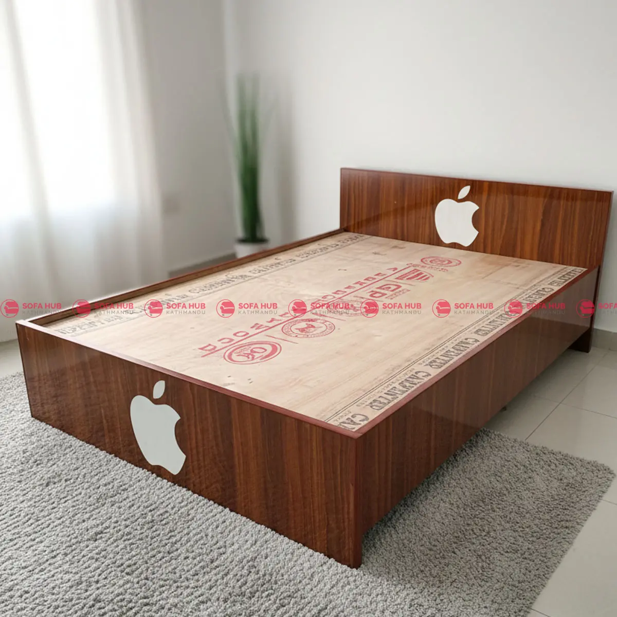 Cheapest Modern Wooden Bed Frame-Low Bed