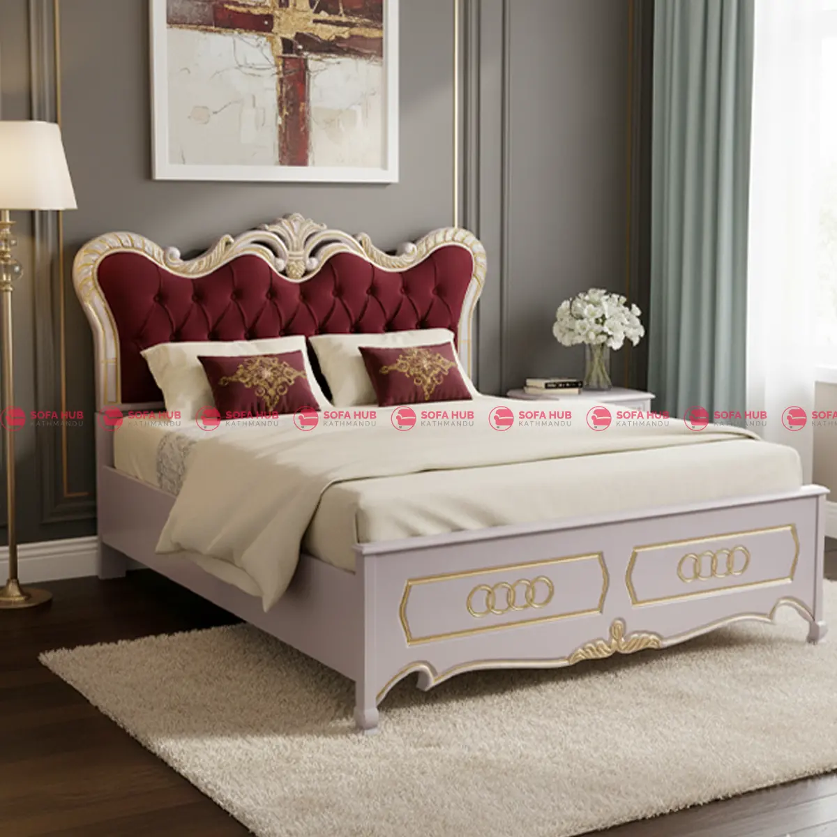Premium Hardwood Royal Bed
