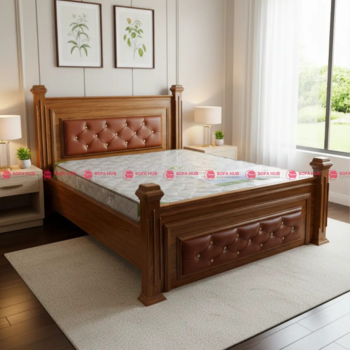 New Sisau Bed - sofa hub kathmandu