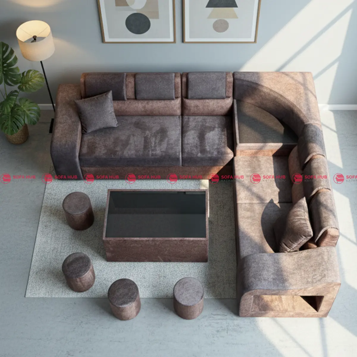 Premium 7×9 ft Muda Corner Sofa 2