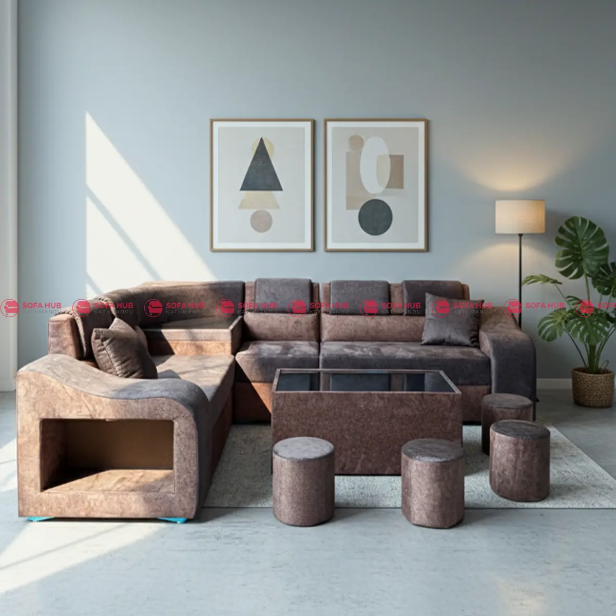 Premium 7×9 ft Muda Corner Sofa 4