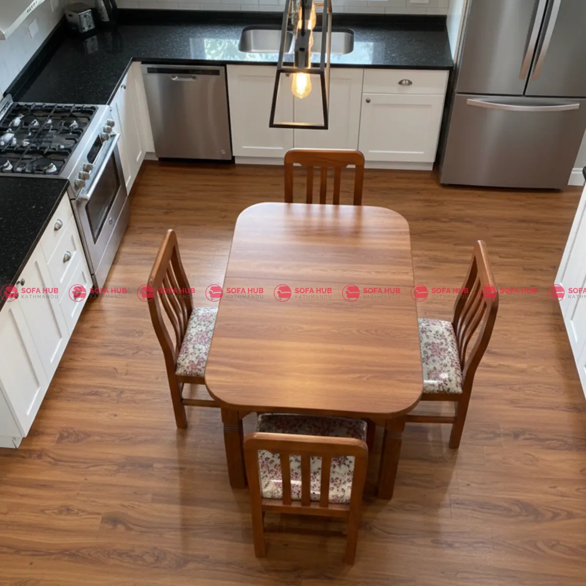 4 Seater Sisau Dining Set 3