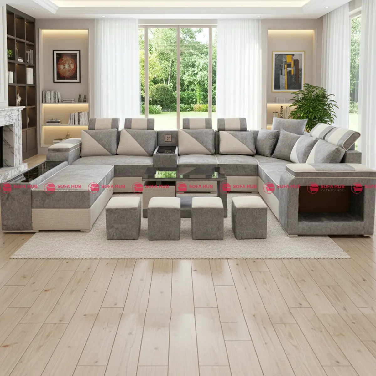 New Design U Sofa - Sofa Hub Kathmandu