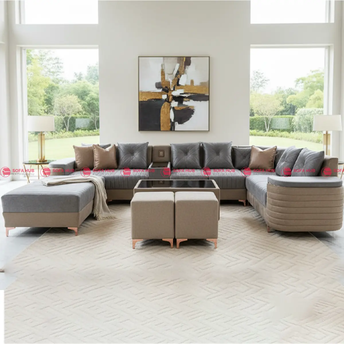 Premium Modular U Sofa