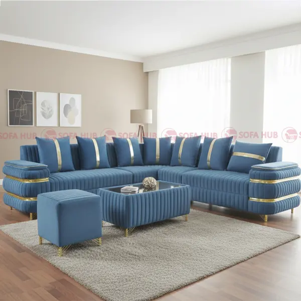Blue color Modular Sofa