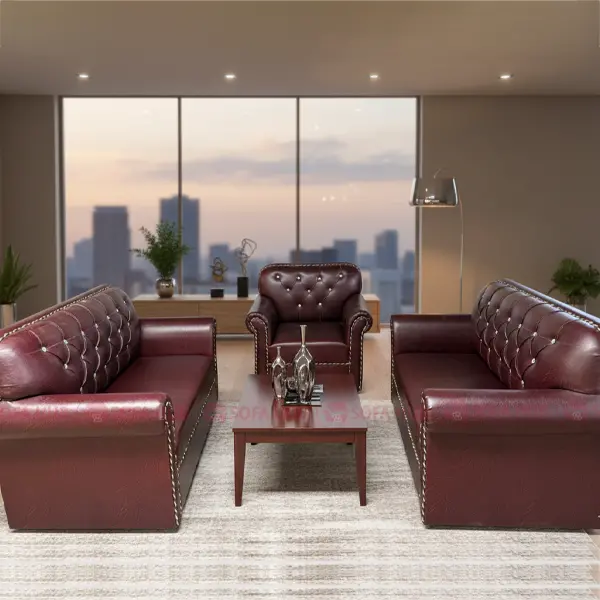 New burfi sofa brown color