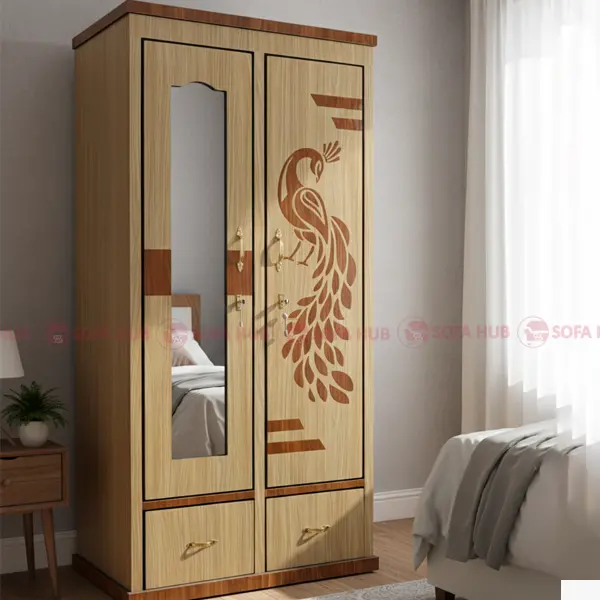 Single Daraz with Peacock Design