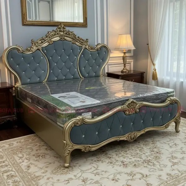 Teak Wood Royal Bed - King Size