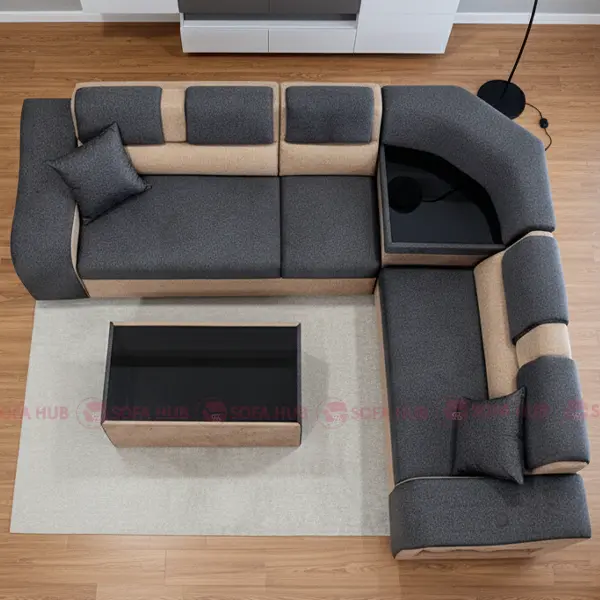 New corner sofa
