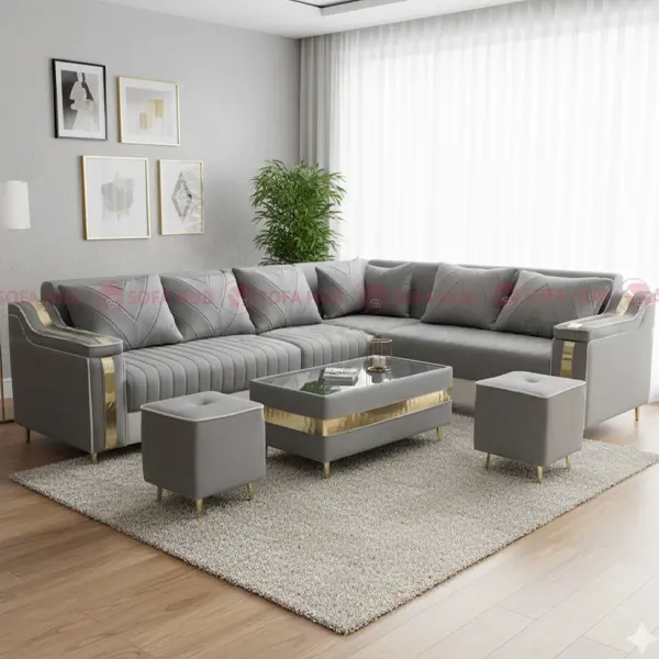 Grey Color Modular Sofa