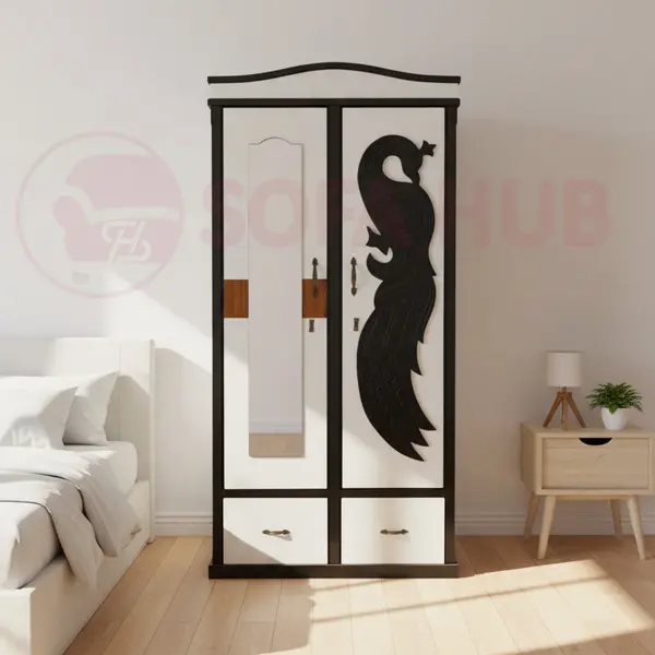 1PCS Peacock Design Modern Wooden Daraz