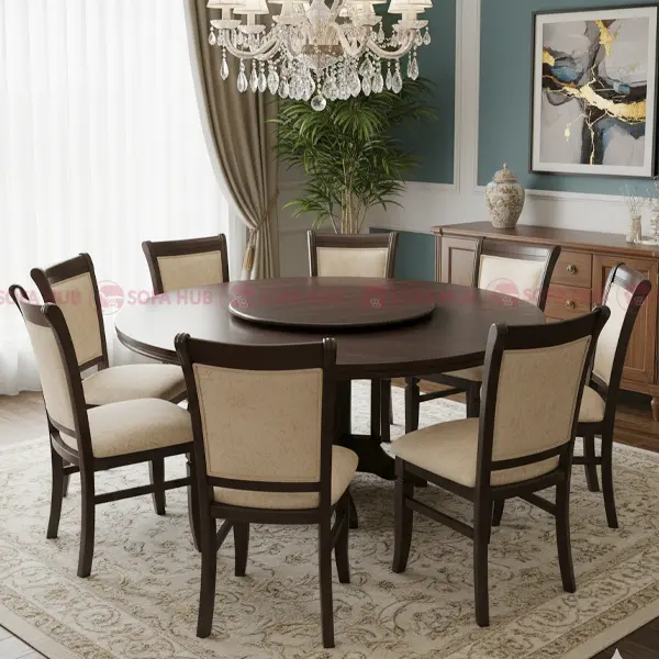 8 Seater Round Royal Dining Sets