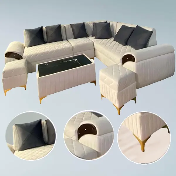 White and Dark: Modular Sofa