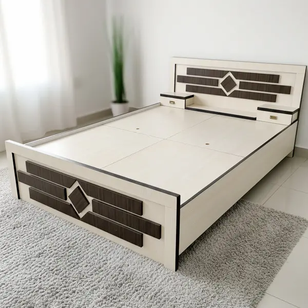 “Double Storage Bed – Premium Indian Board with 10-Year Warranty”